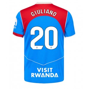 Atletico Madrid Giuliano Simeone #20 Jalkapallovaatteet Kolmaspaita 2025-26 Lyhythihainen